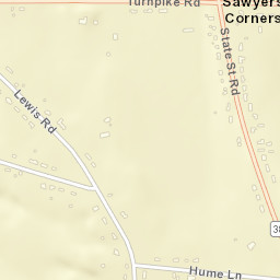 Sawyers Corner New York Street Map