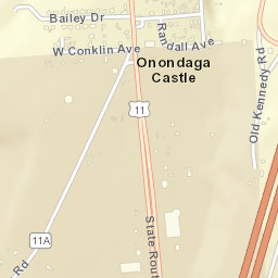 Onondaga Castle New York Street Map