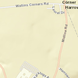 Wallins Corners New York Street Map