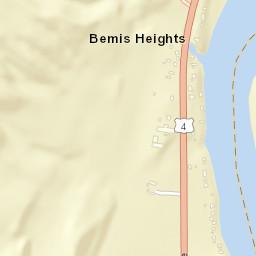 Bemis Heights New York Street Map
