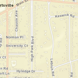 Eggertsville New York Street Map