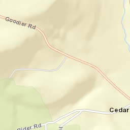 Cedar Lake New York Street Map