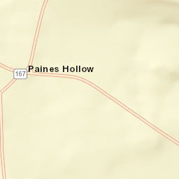 Paines Hollow New York Street Map
