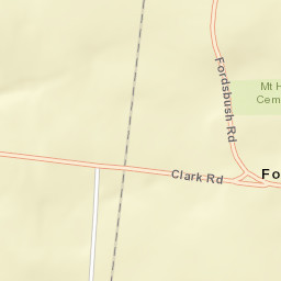 Fordsbush New York Street Map