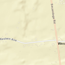 West Charlton New York Street Map