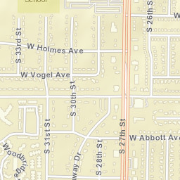 2748 West Edgerton Avenue, Milwaukee, WI Street Map