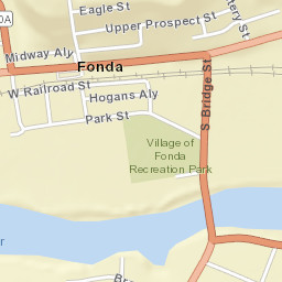 Fonda New York Street Map