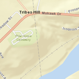 Tribes Hill New York Street Map