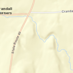 Crandall Corners New York Street Map