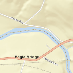 Eagle Bridge New York Street Map