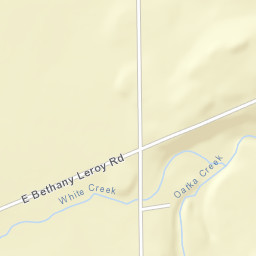 Roanoke New York Street Map