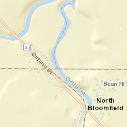 North Bloomfield New York Street Map