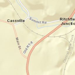 Ritchfield Junction New York Street Map