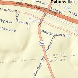 Fultonville New York Street Map
