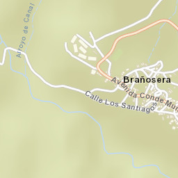 Brañosera Street Map