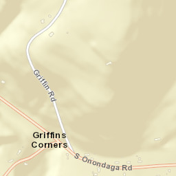 Griffins Corners New York Street Map