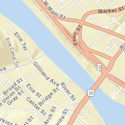 South Amsterdam New York Street Map