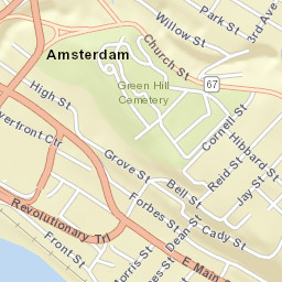 Amsterdam New York Street Map