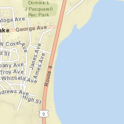 Round Lake New York Street Map