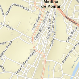Medina de Pomar Street Map