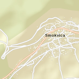 Smokvica Street Map