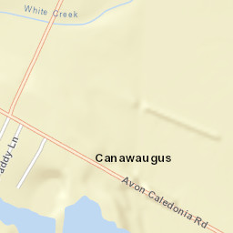 Canawaugus New York Street Map