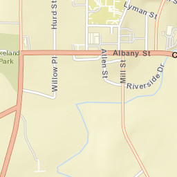 Cazenovia New York Street Map