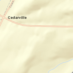 Cedarville New York Street Map