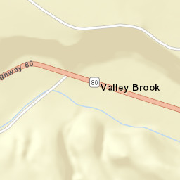 Valley Brook New York Street Map