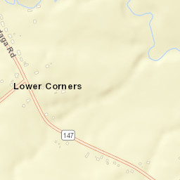 Lower Corners New York Street Map