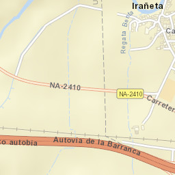 Irañeta Street Map