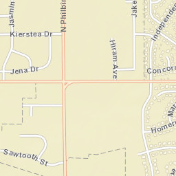 10928-10998 North Philbin Road, Chubbuck Street Map