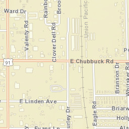 100-114 E Chubbuck Rd, Chubbuck, ID Street Map