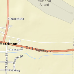 Highway 61, Merriman, NE 69218, USA Street Map