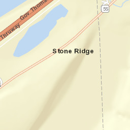 Stone Ridge New York Street Map