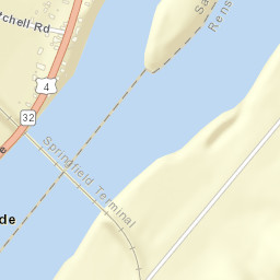 56-74 New York State Bicycle Route 9, Mechanicville Street Map