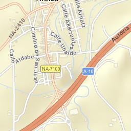 Arbizu Street Map