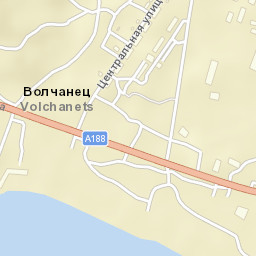 Volchanets Street Map
