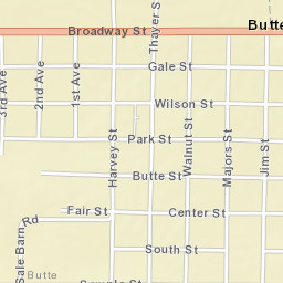 Broadway Street, Butte, NE 68722, USA Street Map