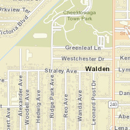 Walden New York Street Map