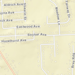 Melrose Park New York Street Map