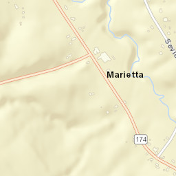 Marietta New York Street Map