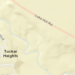 Tucker Heights New York Street Map
