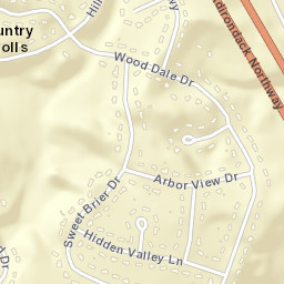 Country Knolls New York Street Map