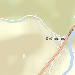 Crémenes Street Map