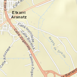 Echarri-Aranaz Street Map
