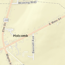 Holcomb New York Street Map