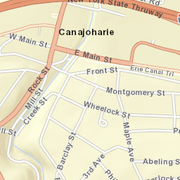 Canajoharie New York Street Map
