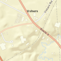 Ushers New York Street Map