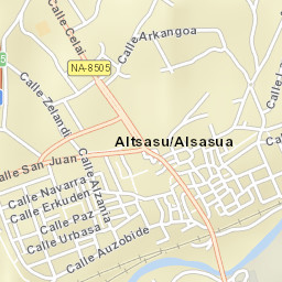 Altsasu Street Map